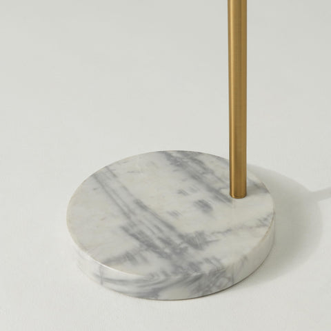Olivia lamp head rotates to illuminate desired area