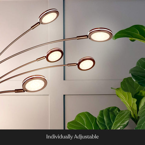 Brightech Orion Arc Lamp LEDs last up to 20 years and save energy
