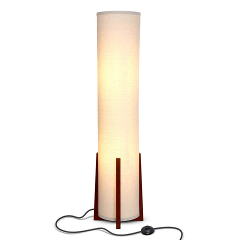Brightech Parker base with slim wooden pedestal for stable placement