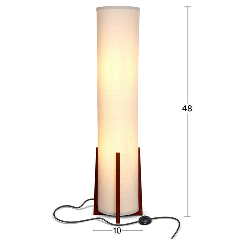 Brightech Parker shade emits a warm welcoming glow for living rooms