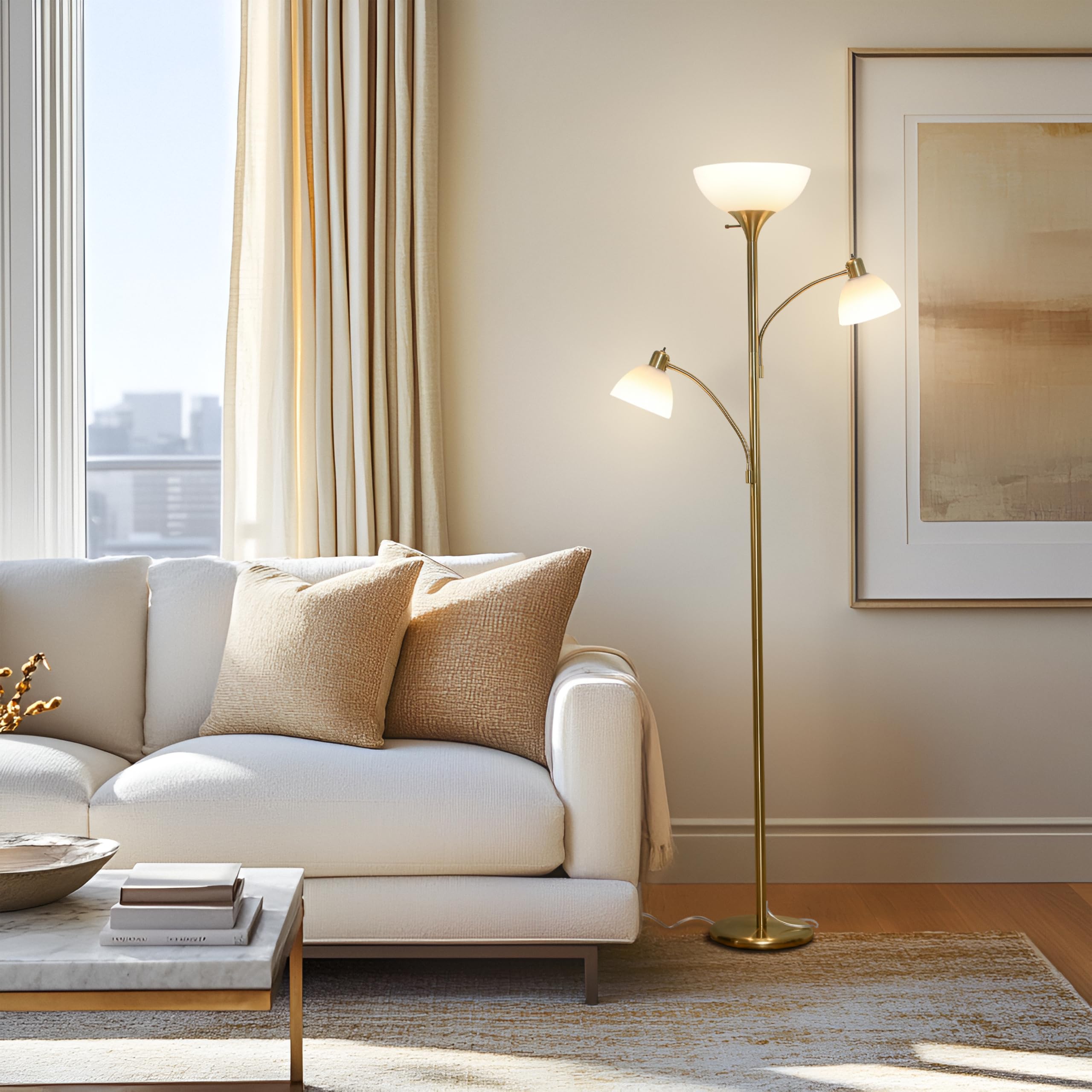 Brightech Sky Dome uses 3-way dimmer to customize brightness for cozy evenings.