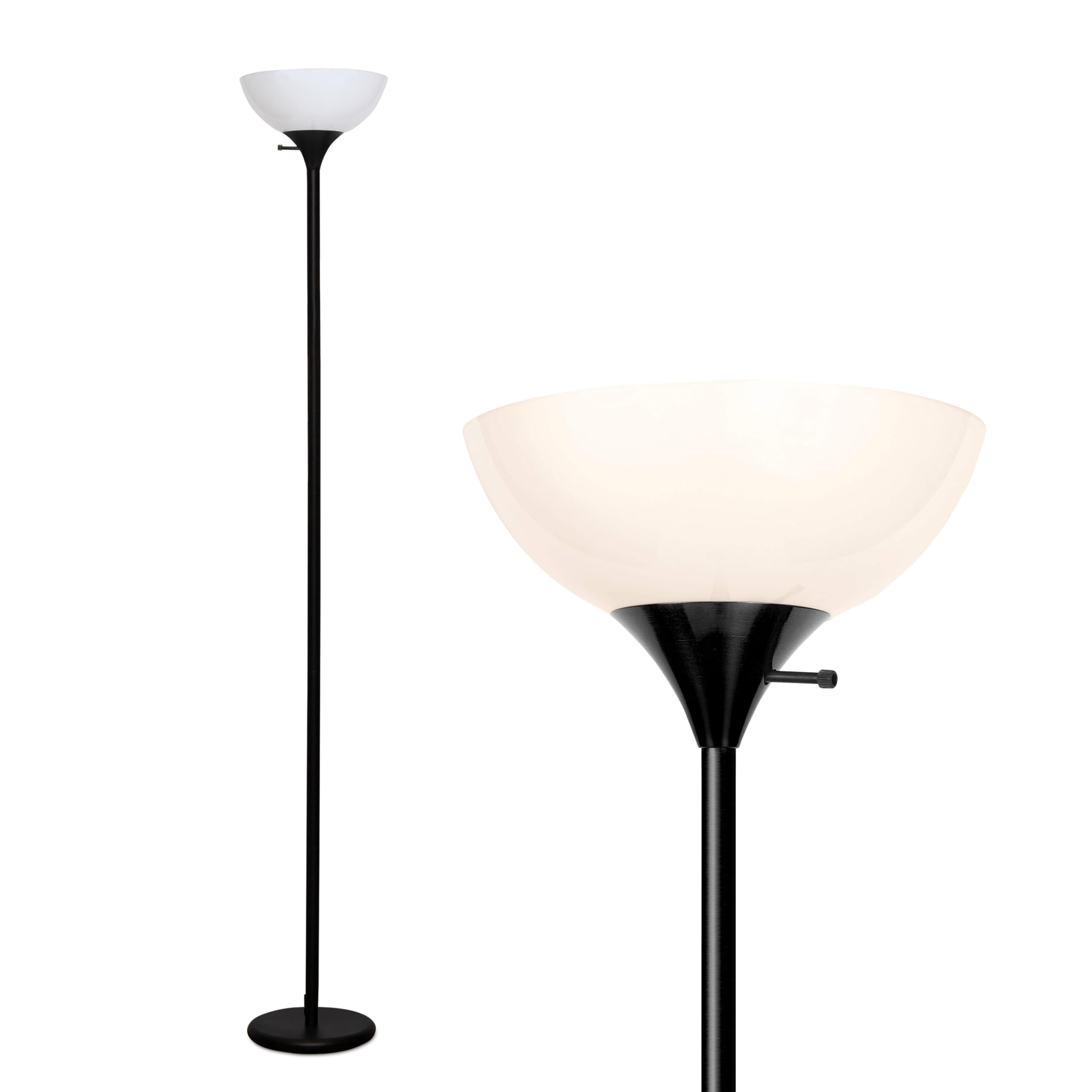 Brightech Sky Dome dimmable torchiere lamp offers warm ambient lighting for evenings