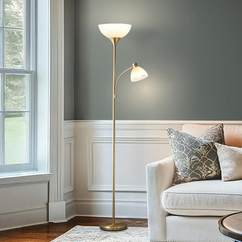 Brightech Sky Dome Plus base and shade for balanced room lighting and reduced glare.