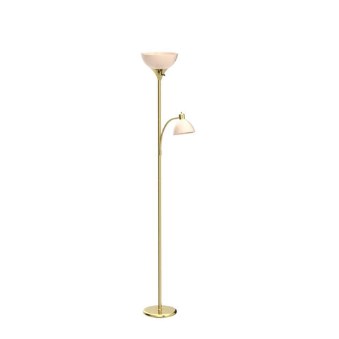 Brightech Sky Dome Plus torchiere head providing ambient uplight.