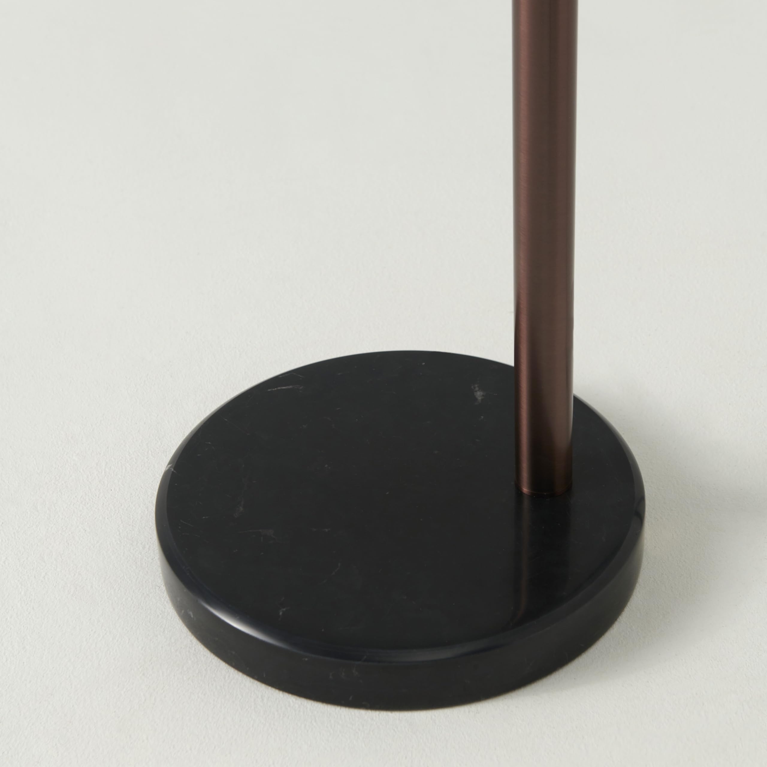 Brightech Trilage Arc lamp tall 74 inches for ambient reach.