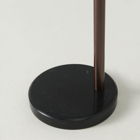 Brightech Trilage Arc lamp tall 74 inches for ambient reach.