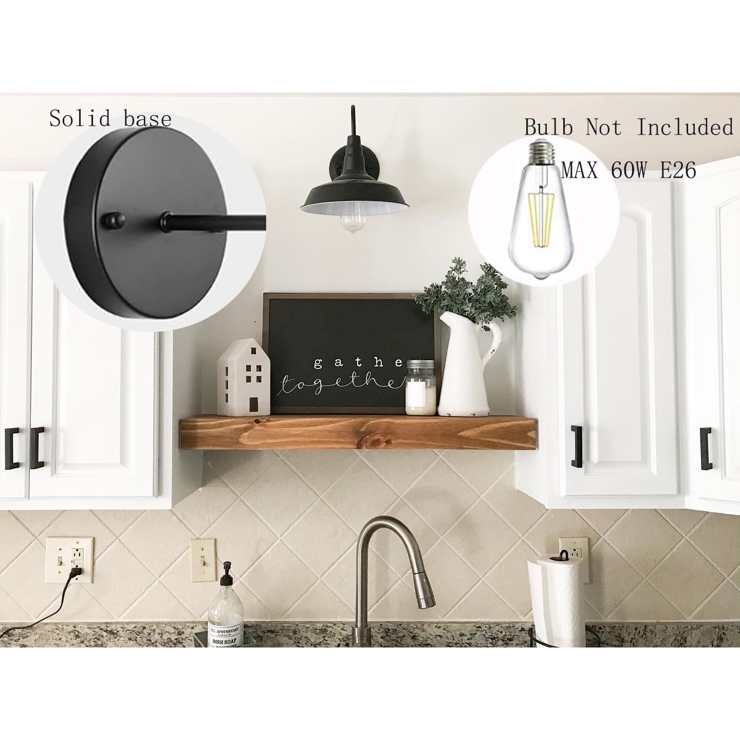 BRIGHTESS 80 industrial outdoor wall lamp on porch demonstrates weather-ready style.