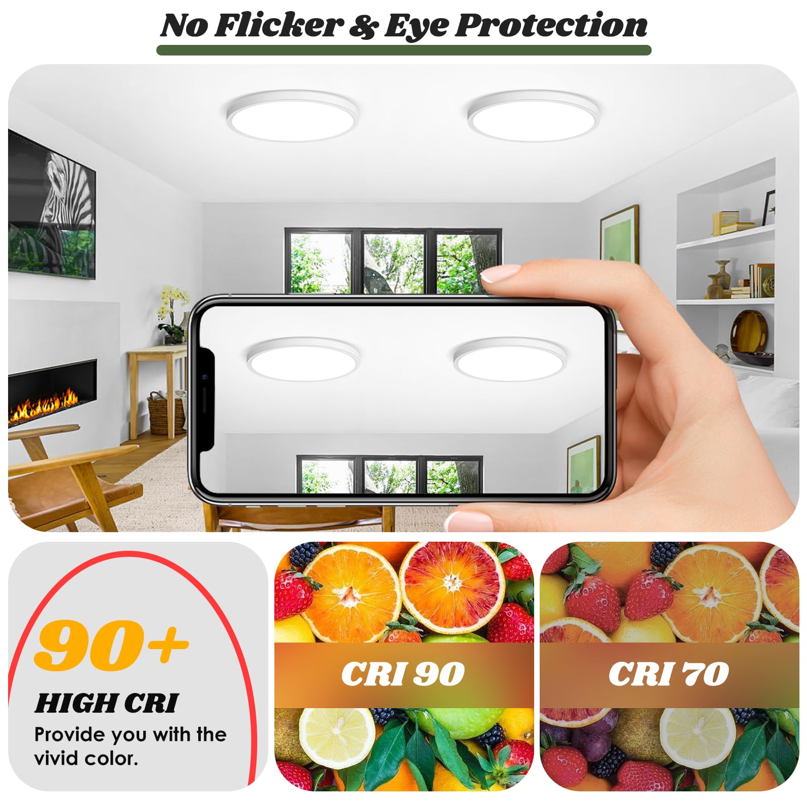 Brightever 12-inch ceiling light delivers 2400 lumens for brighter rooms