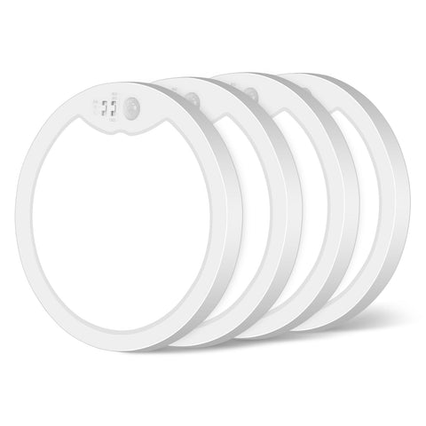 Brightever 7-inch motion-sensor ceiling light in closet with hands-free illumination.