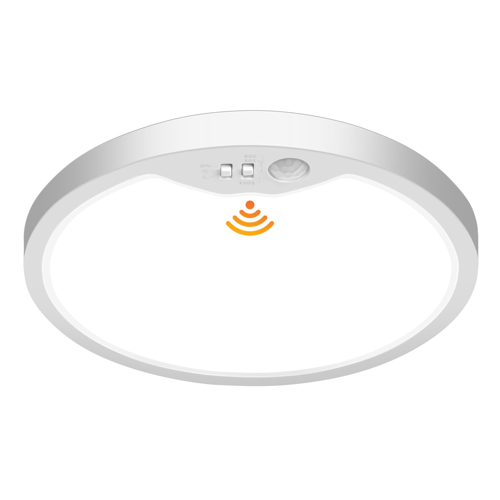 Brightever 7 inch motion sensor ceiling light activates instantly in dim hallways