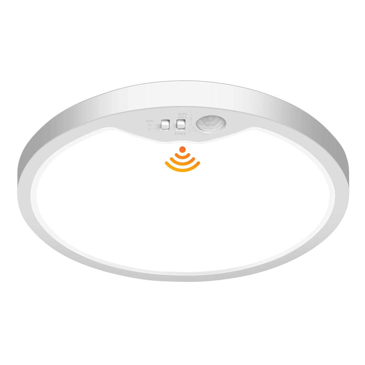 Brightever 7 inch motion sensor ceiling light activates instantly in dim hallways