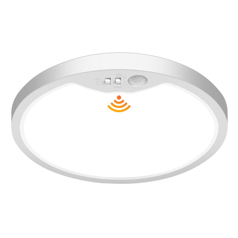 Brightever 7 inch motion sensor ceiling light activates instantly in dim hallways