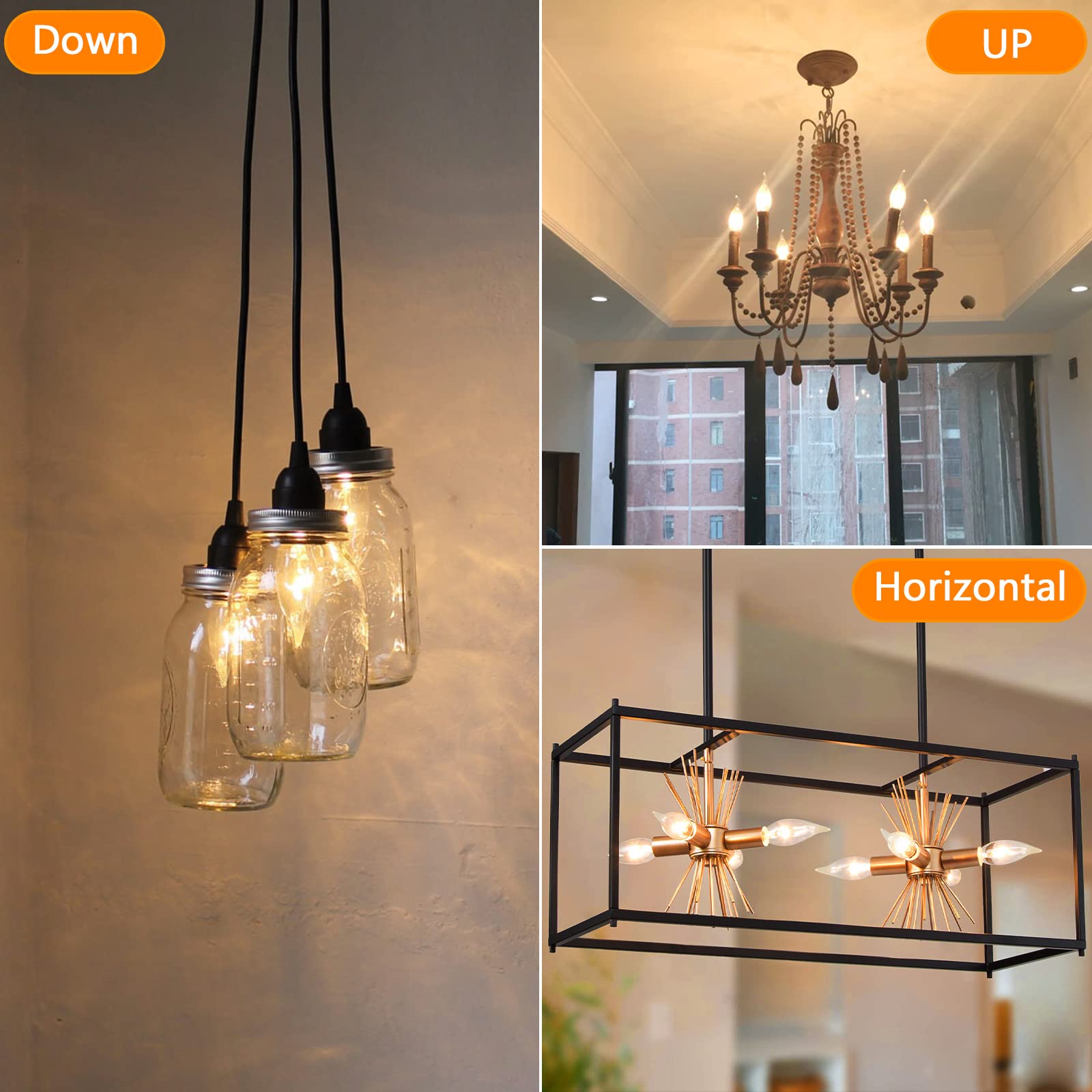 Brightever clear glass shell shows vintage design with modern safety.