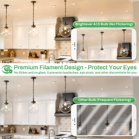 Brightever high CRI 90+ illuminates true colors for home tasks.