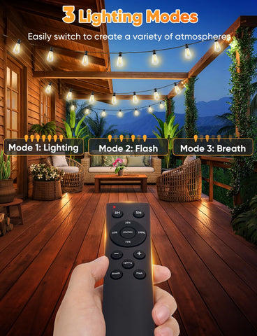 Brightever dimmable string light offers adjustable brightness for any mood.