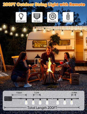 Brightever dimmable lights controlled via remote for customizable brightness