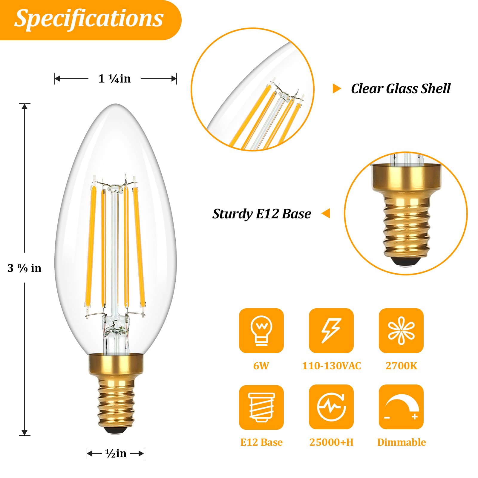 Brightever E12 dimmable LED bulb for flexible mood lighting