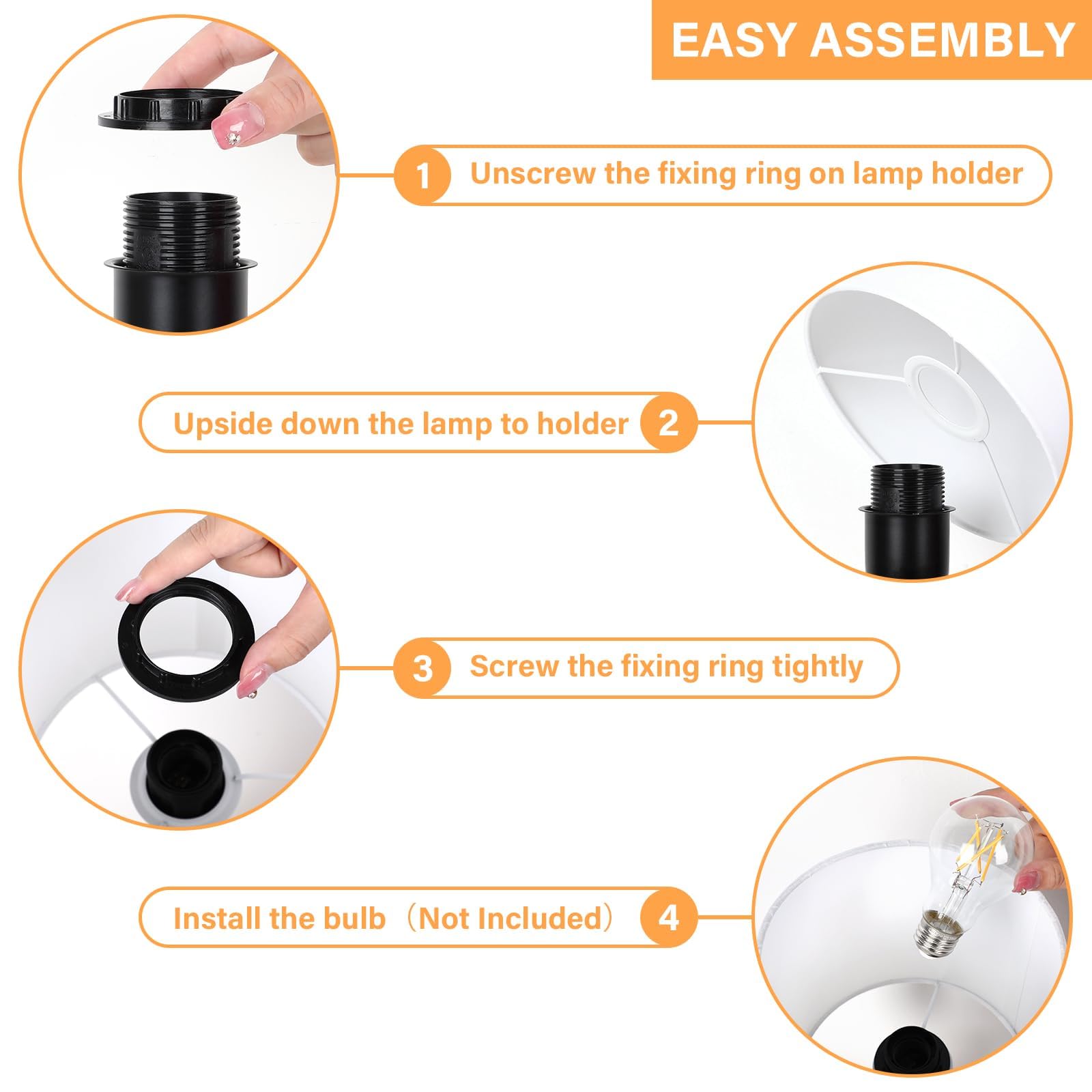 Brightever easy-assembly mid-century lamp for quick setup