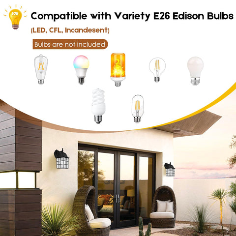 Brightever exterior lantern with waterproof aluminum build for all-weather use.