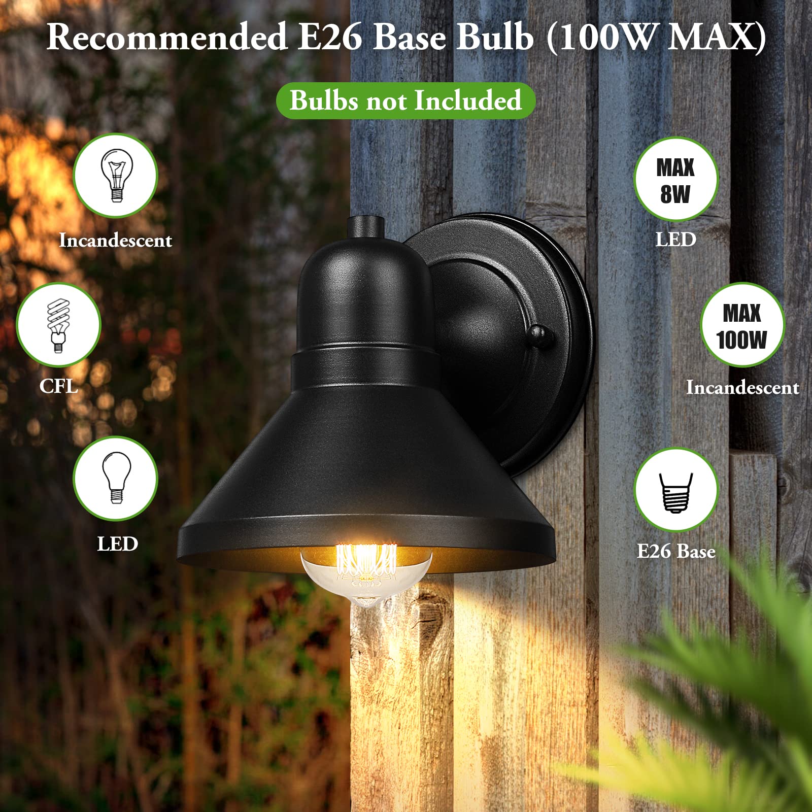 Brightever front porch and patio lighting enhances safety and curb appeal.