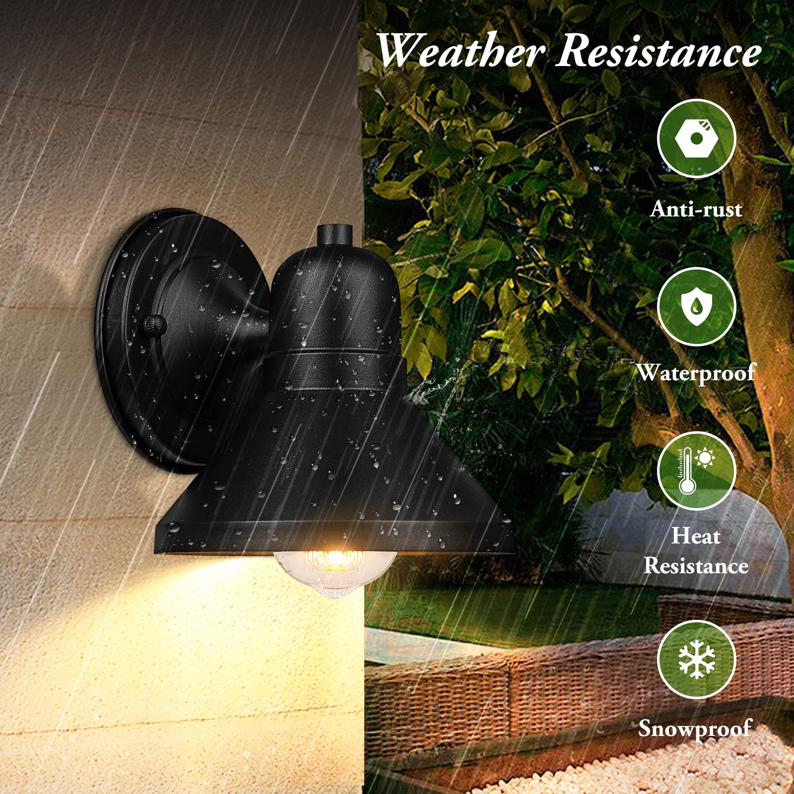 Brightever easy installation with included hardware makes DIY simple.