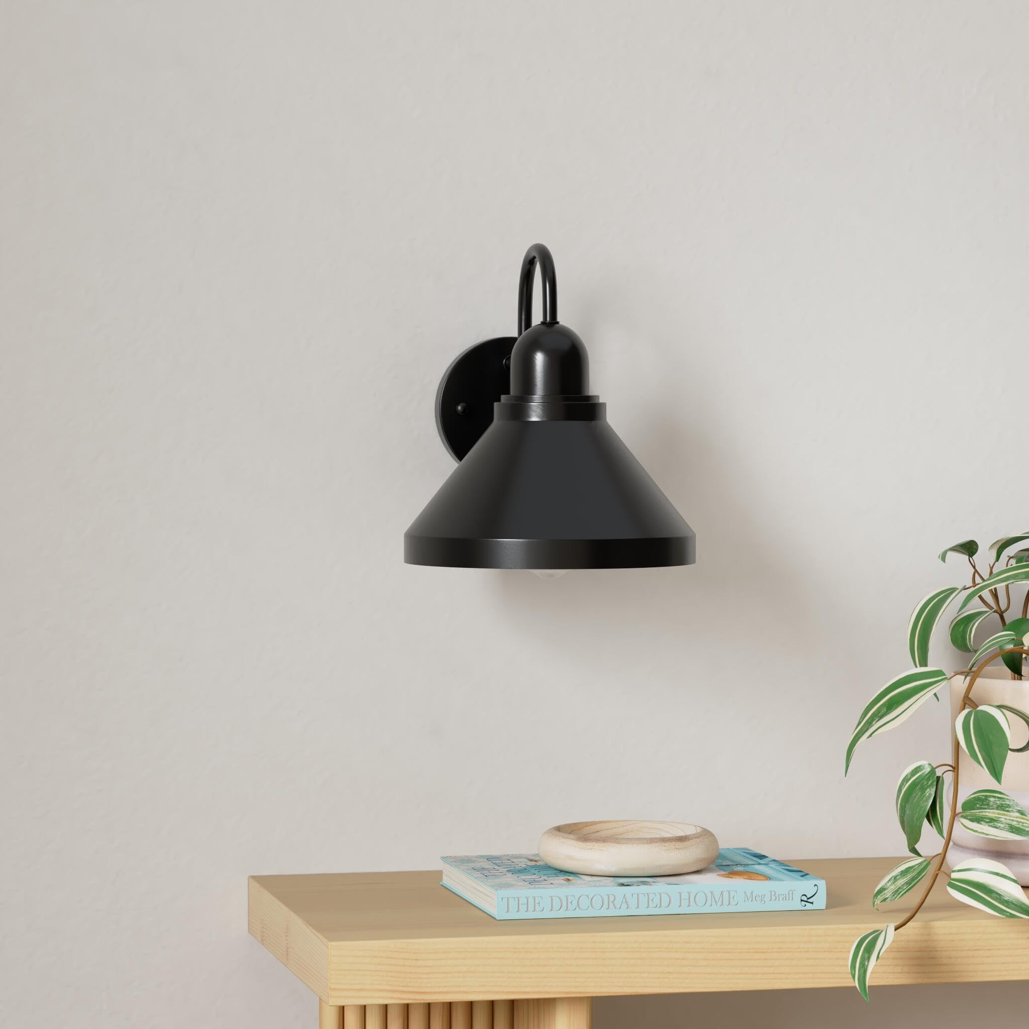 Brightever gooseneck barn light for farmhouse adds rustic charm and sturdy lighting.