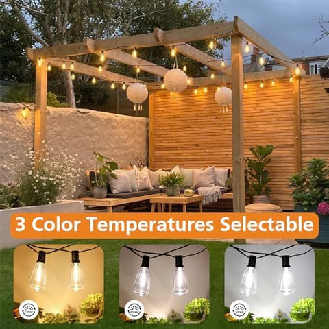 Brightever indoor outdoor hanging installation for patios and cafes.