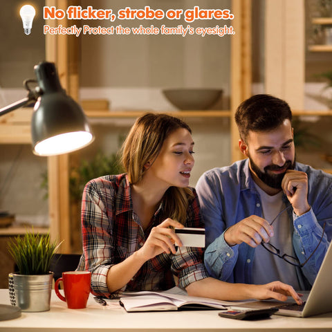 Brightever non-dimmable bulb for steady, reliable illumination.