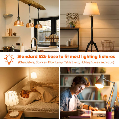 Brightever wide-beam bulb covers wide areas with 280-degree spread.