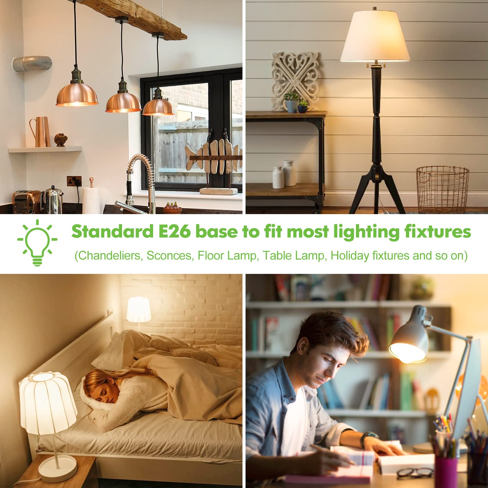 Brightever bulbs suited for kitchen bedroom and office lighting