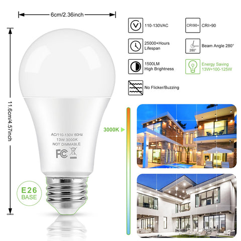 Brightever LED Bulbs offer flicker-free light for comfortable eyes during tasks