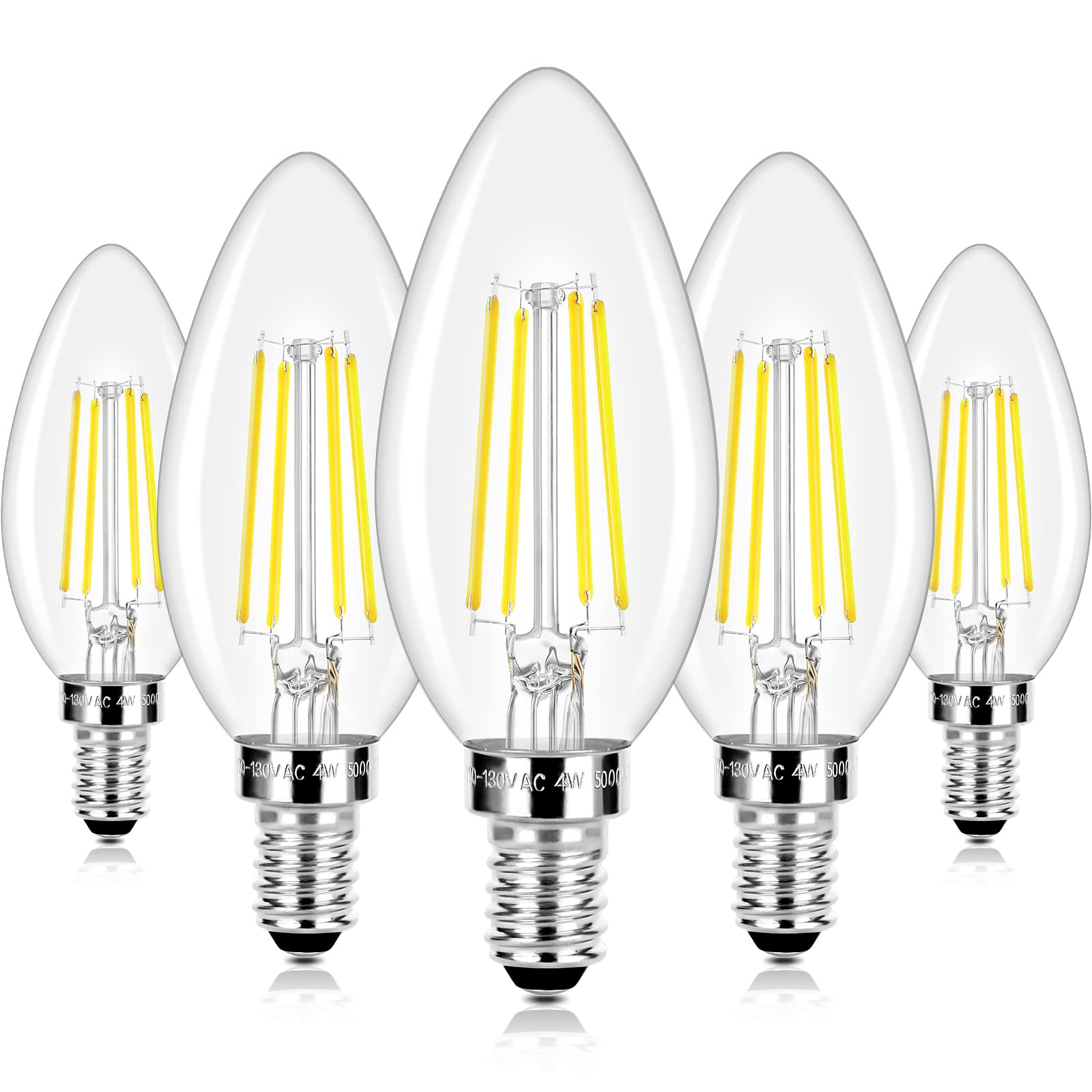 Brightever LED candle bulb delivers 470 lm daylight glow for bright ambiance