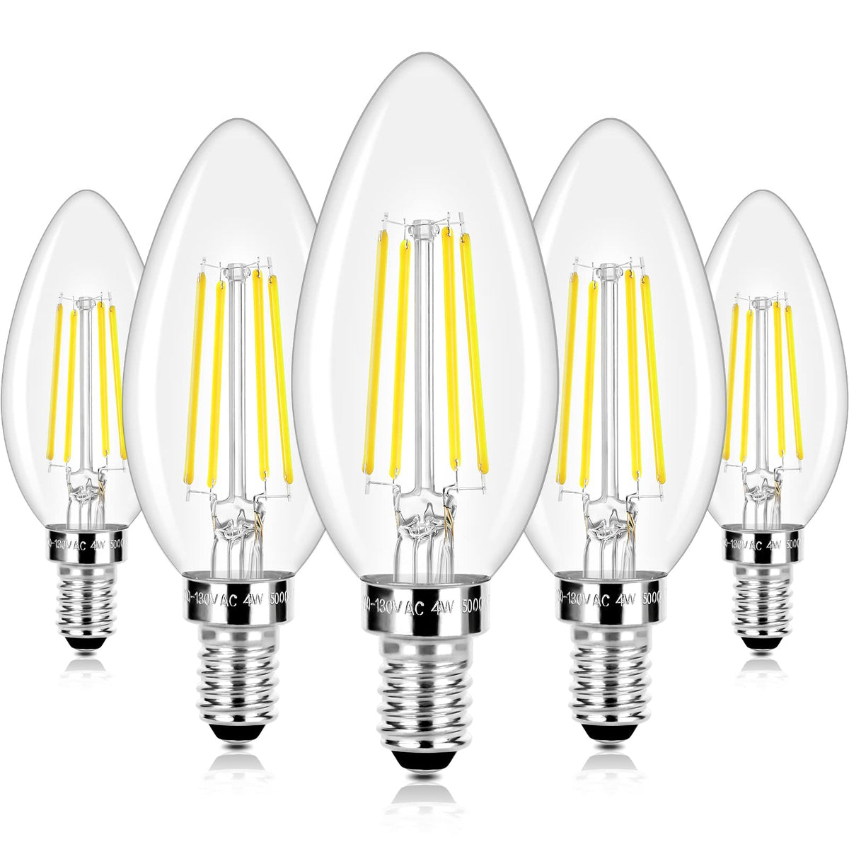 Brightever LED candle bulb delivers 470 lm daylight glow for bright ambiance