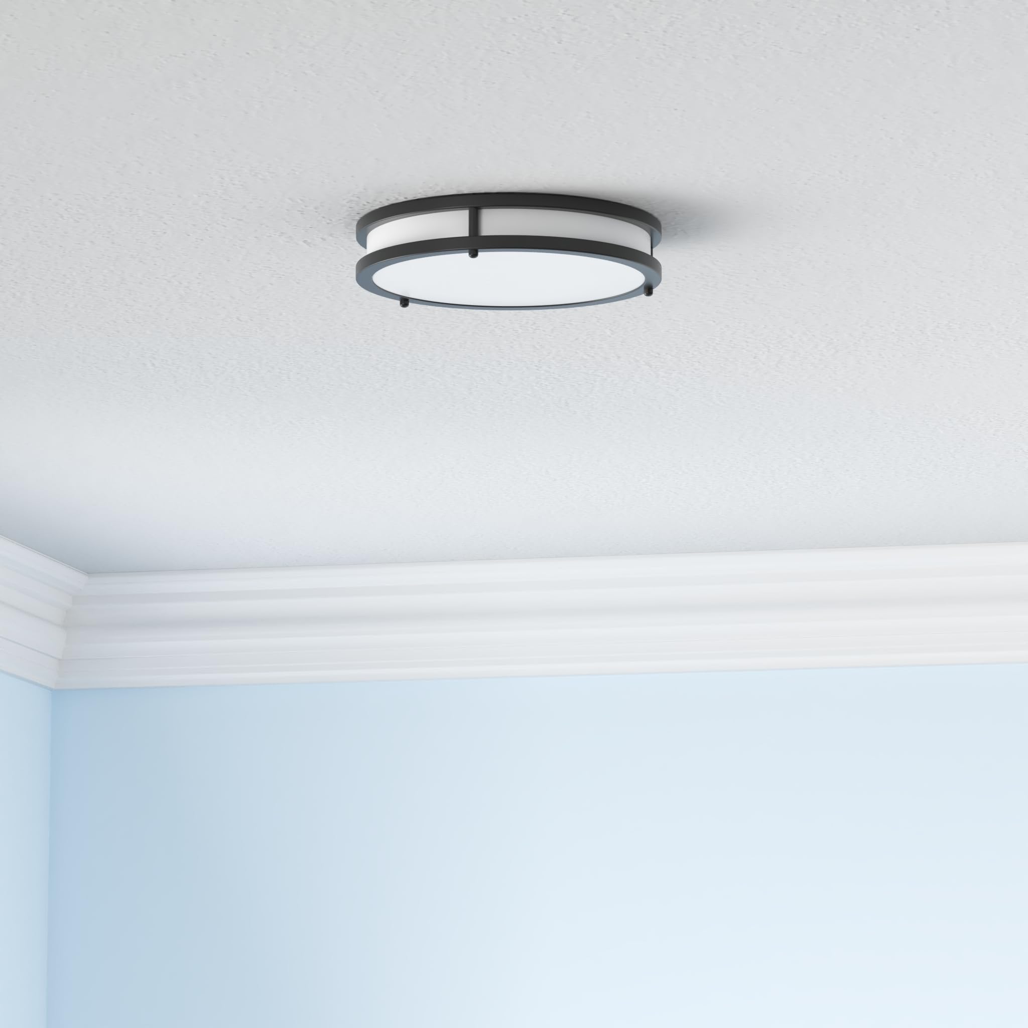 Brightever LED ceiling fixture with 5CCT dimmable functionality.