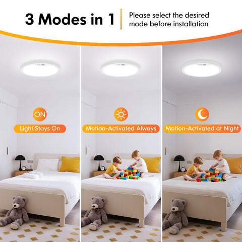 Brightever LED motion light with 120-degree detection for hands-free entryways.