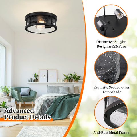 Brightever matte-black finish resists rust and dust for durability