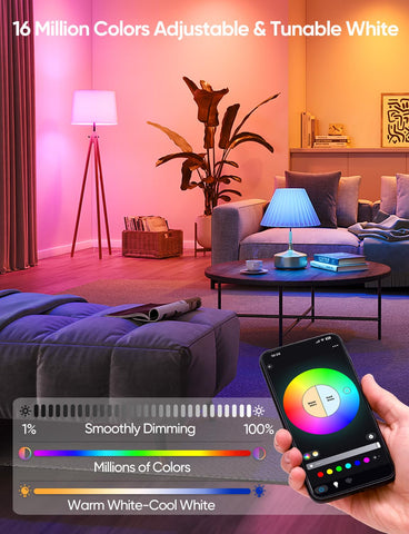 Brightever Smart A19 bedroom ambience enhances relaxing evenings.