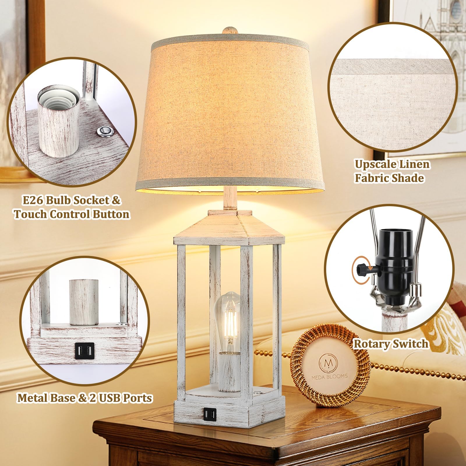 Brightever twin lamps offering 3-way dimming for customizable lighting