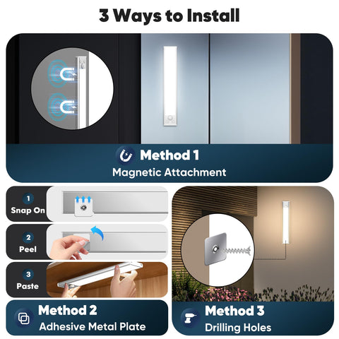 Brightever two-modes option supports always-on and motion-activated lighting.