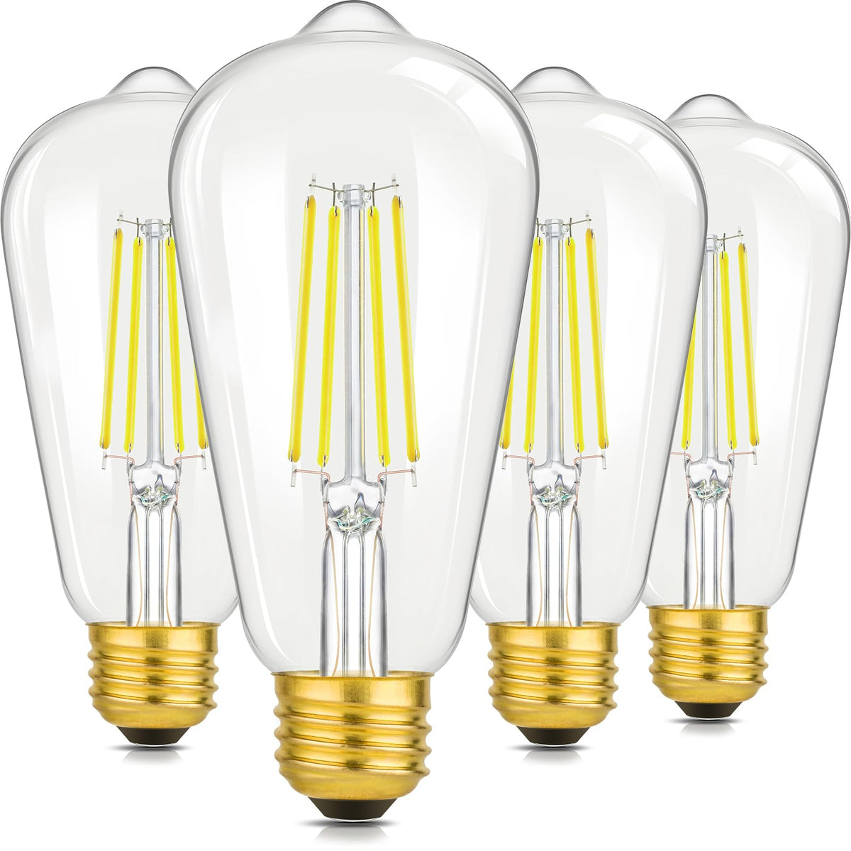 Brightever vintage Edison 8W bulb in clear glass with retro charm and bright output