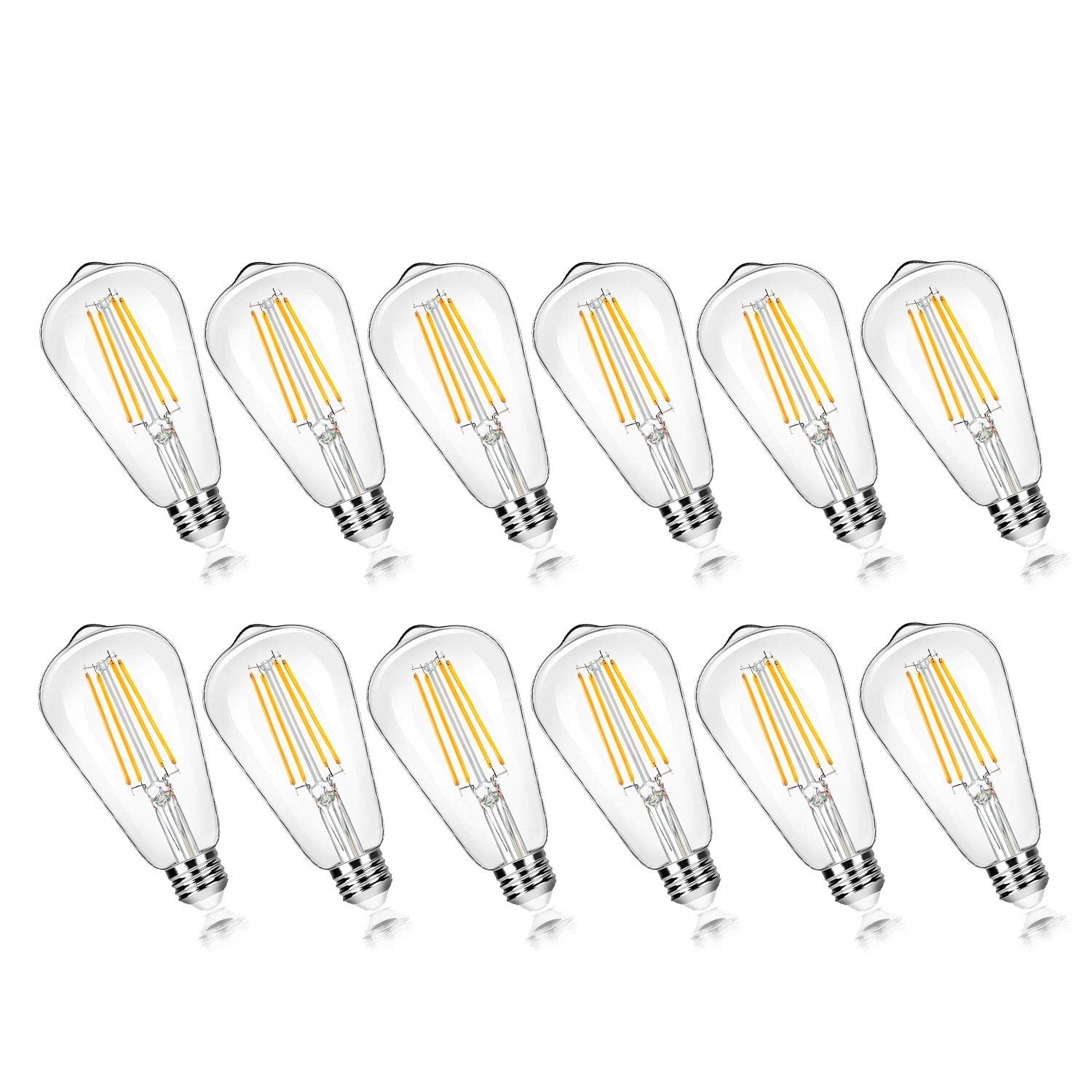 Brightever vintage ST58 Edison bulb 7W 850lm for cozy rooms