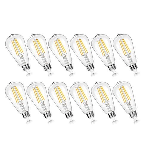 Brightever vintage ST58 Edison bulb 7W 850lm for cozy rooms