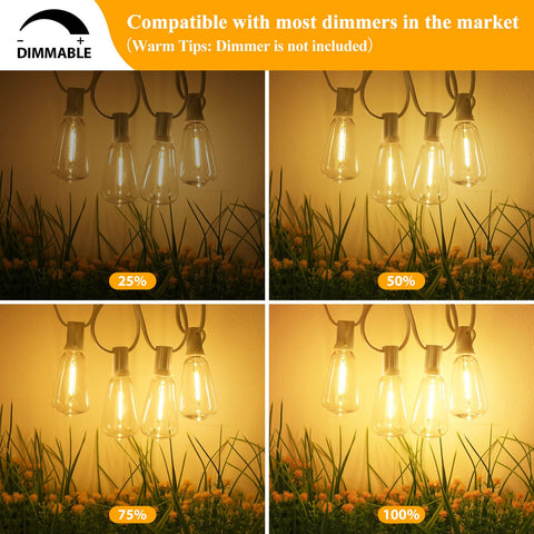 Brightever weatherproof outdoor lighting withstands rain and cold for year-round use.