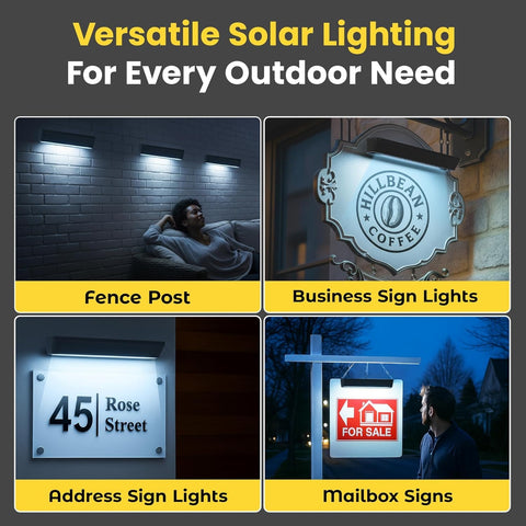 BRIGHTICONIC 2Pck supports real estate and business signage outdoors.
