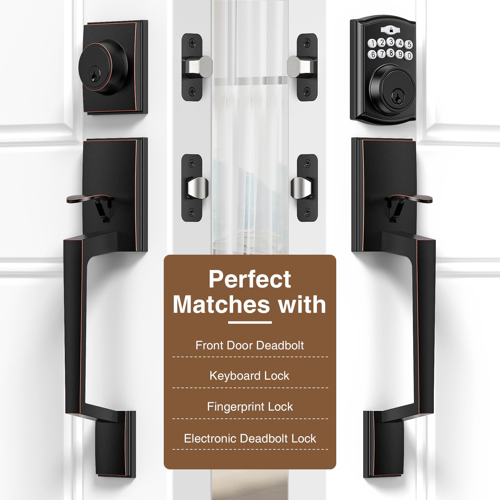 Close-up of Brightify lever showing sleek, durable finish and clean lines.