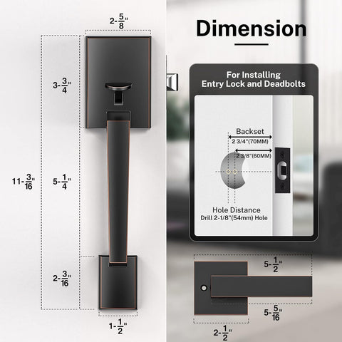 Brightify reversible mechanism demonstrated for left- and right-handed doors.