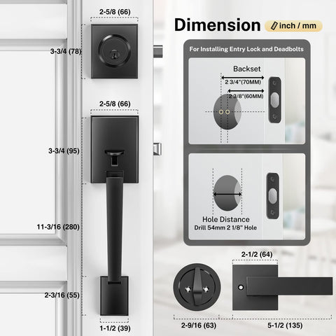 Brightify single-cylinder deadbolt enhances security with reliable key entry