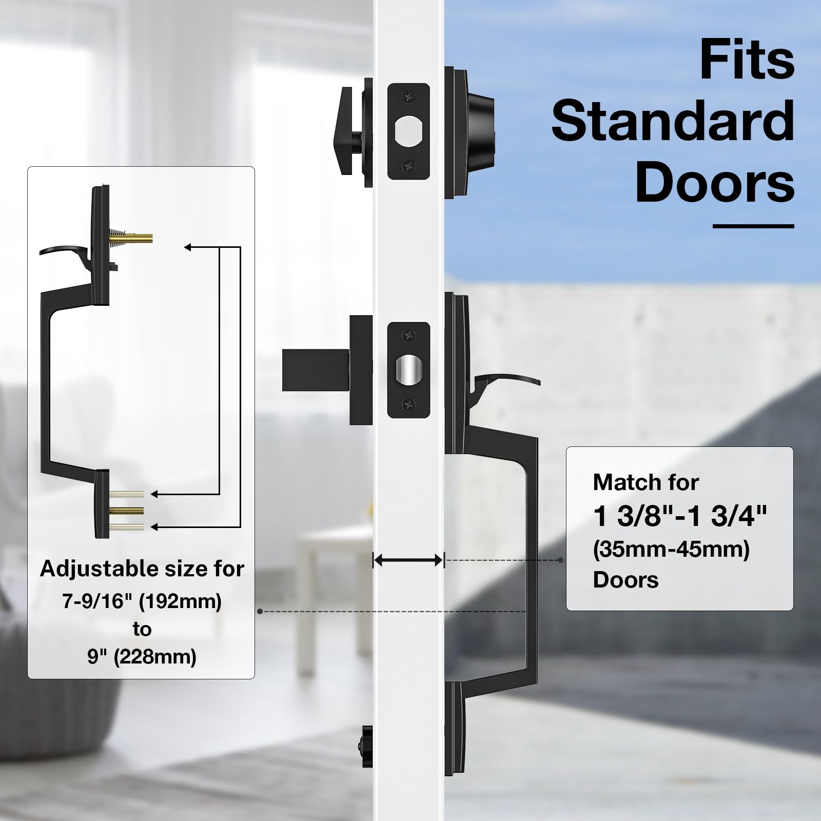 Brightify zinc alloy front door lock delivers sturdy, long-lasting performance