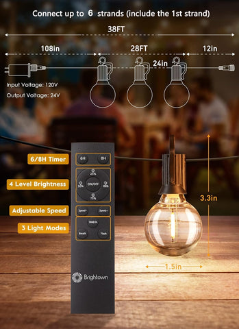 Brightown shatterproof LED bulbs enhance outdoor safety and durability