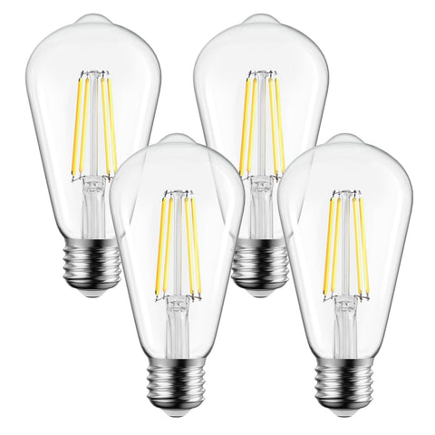 Brightown 4-pack Edison bulbs for bright ambient lighting in modern fixtures
